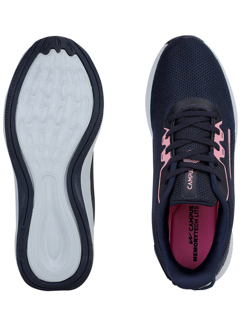 BUBBLES Navy Women's Running Shoes